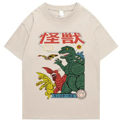 Godzilla Attack Retro T-Shirt